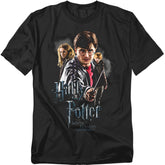 Harry Potter Deathly Hollows Cast Men's 18/1 Cotton Short-Sleeve T-Shirt
